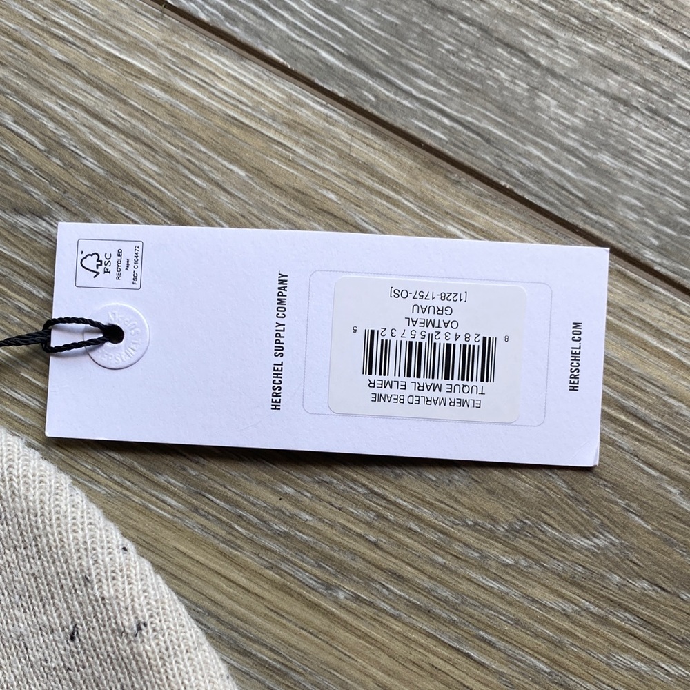 Herschel Supply Company Cream Beanie - Picture 2 of 4